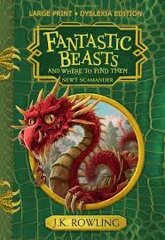 While it's darker than the original films, it's packed with subtle little nods to them that fans will adore, and the story (though somewhat complicated) is good enough to stand alone. Fantastic Beasts And Where To Find Them Large Print Dyslexia Edition J K Rowling Bloomsbury Children S Books