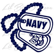 Zazzle.com has been visited by 100k+ users in the past month Us Navy Usn Dog Tags With Anchor Vinyl Decal By Lilbitolove On Zibbet