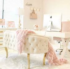 Pale Pink Gold Loft Office Pink Home Offices Home Office Decor Home Office Design