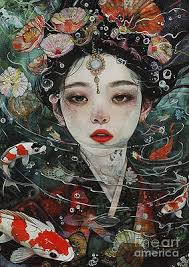 Koi Fish Water Drawings for Sale (Page #2 of 3)