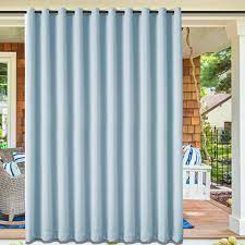 See a huge selection of stylish curtains, plus today's sales! Cololeaf Outdoor Curtains For Patio Extra Wide Waterproof Curtain Panels For Porch Gazebo Pergola Cabana Dock Beach Home Grommet Sky Blue 150 Wx96 L Inch 1 Panel Amazon In Home Kitchen