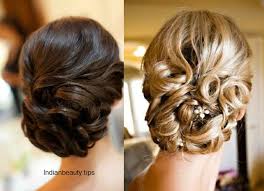 Simple braided bun for elegant look. 30 Elegant Bridal Updo Hairstyles Indian Beauty Tips