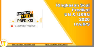 Buat kamu siswa sma/smk, bahan ini cuma prediksi kalaupun keluar sama itu kebutulan bukan soal us/usbn bocor ya… berikut us/usbn pai bp sma/smk 2020 kalau. Ringkasan Soal Prediksi Un Usbn 2020 Ipa Ips Ij Com
