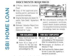 This offer is valid till 31st march 2021. Sbi Home Loan Necessary Documents Required To Be Submitted By Housing Loan Applicant Lopol Org