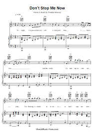 Don T Stop Me Now Sheet Music Queen Free Guitar Sheet Music Sheet Music Notes Piano Sheet Music Free