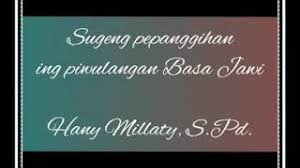 Soal pilihan ganda bahsa jawa kelas xi guardfasr. Materi Pembelajaran Bahasa Jawa Kelas 9 Smp Mts Youtube