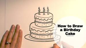 Perhaps you'll be able to actually bake it and make it come to life! How To Draw A Birthday Cake