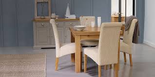 3.3 out of 5 stars 11. 4 Seater Dining Set Square Table Chairs Oak Furnitureland