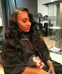 Pinterest Yafavpinner Sew In Curls Black Girl Prom Hairstyles Hair Styles