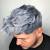 Icy Blue Ash Blue Hair Men