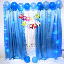 Pembayaran mudah, pengiriman cepat & bisa cicil 0%. Dekorasi Backdrop Aqiqah Khitanan Lamaran Akad Nikah Background Bekdrop Paket Mulia Satin Biru Banner Lazada Indonesia