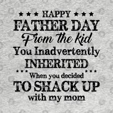 When a son gives to his father, both cry. Happy Father S Day From The Kid You Inadvertently Inherited Happy Fathers Day From The Kid T Shirt Teepubli Personalized T Shirts Custom Tshirts Custom T