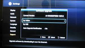 How To Do A Software Update On The Samsung Blu Ray Player Youtube