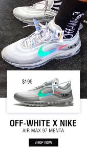 Nike Off White Air Max 97 Ow Menta Free Shipping Worldwide Shoes
