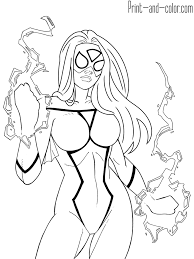 Spiderman is a popular character in comics, films and cartoons. Spider Girl Coloring Pages At Getdrawings Com Free For Free Coloring Library