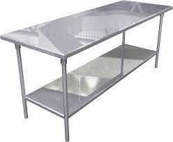 Restaurant prep tables are usually made of stainless steel and, depending on the quality and price of the table, different grades of the steel are used in construction. Bim Object Stainless Steel Work Table Polantis Polantis Free 3d Cad And Bim Objects Revit Archicad Autocad 3dsmax And 3d Models