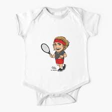 Alexander sascha alexandrovich zverev is a german professional tennis player. Alexander Zverev Baby One Piece By Colacatlee Redbubble