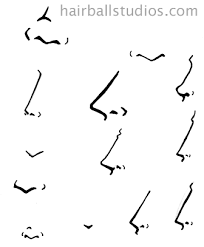 Anime Noses Front Drawing Art Ideas To do this, you can add a slightly curved nose bridge to the simple lines from the figure drawing above. anime noses front drawing art ideas