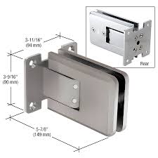 Gaskets, screws and template #architectural #crl #enclosures. Crl Atlas Series All Glass Door Hinge