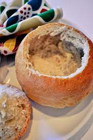 Baked Potato Soup In A Bread Bowl - Lemon Sugar Homemade Bread Easy Homemade Bread Bowls Homemade Bread