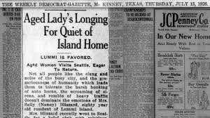 A Blizard in Summer — Lummi Island