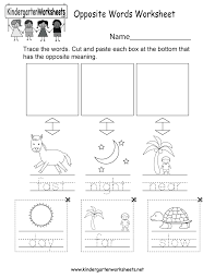 This Is An Opposite Words Worksheet For Kindergarteners This Would Be A Fun Learning A English Worksheets For Kindergarten Opposite Words Kindergarten English