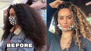 French balayage is a coloring technique that involves freehand lightening of hair strands and subsequent coloring to neutralize and illuminate the lightened hair. New Hair Balayage On Curly Hair First Impression Farrahdreamz Youtube