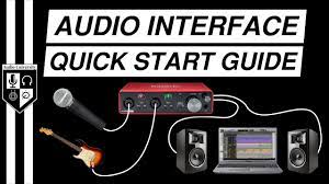 In this video we show you how to properly set your gain on the focusrite scarlett 2i2 audio interface. Basic Audio Interface Setup With Focusrite Scarlett 2i2 3rd Gen Youtube