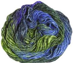 noro silk garden yarn 354 yellow green blue