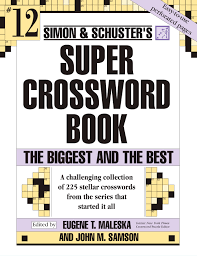 The paper has a games and puzzles section in the entertainment part of the paper. Simon And Schuster Super Crossword Puzzle Book 12 Book By John M Samson Eugene T Maleska Official Publisher Page Simon Schuster