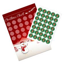 A3 Christmas Reward Chart And 35 Matching Stickers