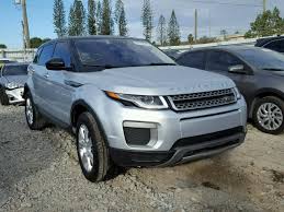 2016 Land Rover Range Rover Evoque Se For Sale Fl Miami Central Mon Jan 08 2018 Used Salvage Cars Copart Usa