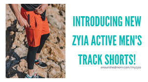 introducing new zyia active mens track shorts direct