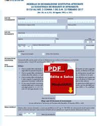 Modello Di Dichiarazione Di Affidabilita Editabile Moduli Editabili
