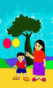 Materi pada jenjang paud harus disisipkan dengan sebuah permainan seperti mewarnai gambar sebuah kartun seperti diatas dan menulis identitas diri. 96 Gambar Kartun Ibu Dan Anak Anaknya Cikimm Com