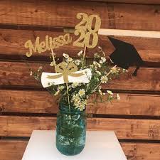 2020 Graduation Decoration Graduation Centerpieces Class Of Etsy Graduation Party Centerpieces Graduation Party Decor Graduation Decorations