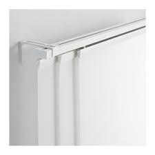 Vidga Triple Curtain Rail White Ikea Curtain Rails Panel Curtains Cool Curtains