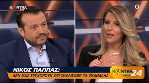 Την ώρα που ακόμη δεν έχει στεγνώσει το μελάνι από τις αποκαλύψεις μιωνή σχετικά με τις. Nikos Pappas Sto Kontra24 8a Apologh8oyn Osoi Me Laspwsan Youtube