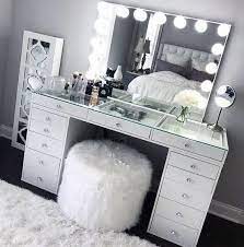 10 Elegant Makeup Room Ideas Organizer And Decorating Makeuproomideas Makeuproomorganizer Roomdecorating Fcb Room Ideas Bedroom Glam Room Bedroom Vanity