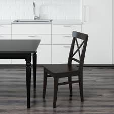 Ingolf Stuhl Braunschwarz Ikea Osterreich In 2020 Kitchen Chairs Ikea Wood Chair