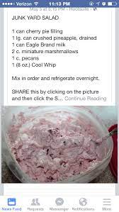 Junkyard Salad Canning Cherry Pie Filling Cherry Pie Filling Favorite Recipes
