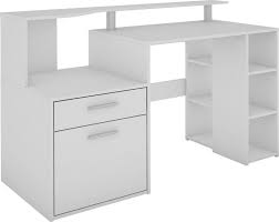 Otto schreibtisch hmw match 3 schubkästen weiß mode. Homexperts Schreibtisch Larry Masse B T H 140 55 89 Cm Online Kaufen Otto