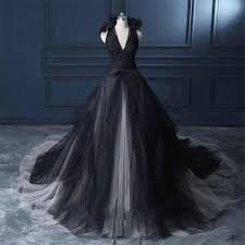 Gothic Bridal Dream Dress Black Wedding Gowns Halloween Wedding Dresses Black Wedding Dresses