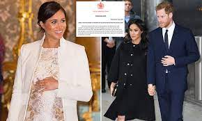 (i.e., m&h news) online show by people tv in the u.s. Prince Harry And Meghan Markle Won T Announce The Birth Of Their Baby Daily Mail Online