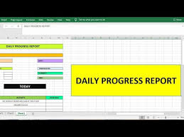 Construction Work Progress Report Excel Templates Jobs Ecityworks