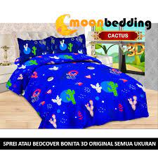 Sprei dan bedcover bonita disperse ukuran king size motif terbaru sprei halus dan lembut dengan harga murah, dijamin tidak luntur. Bisa Cod Bedcover Atau Sprei Bonita Disperse 3d Original Motif Cactus Kaktus Ukuran 180 160 120 X 200 King Queen Single Seprai Sepray Seprey Seprei Sprai Spray Sprey Kasur Bad