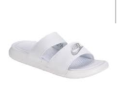 Black And White Nike Slides Womens Nike Benassi Duo Double Strap Ultra Slide Women S 6 12 Nike Slides Beach Nike Benassi Duo Nike Benassi Nike Shoes Women