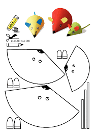 Fare Kalibi Okuloncesitr Preschool Fareler Elisi Fikirleri Kids Crafts