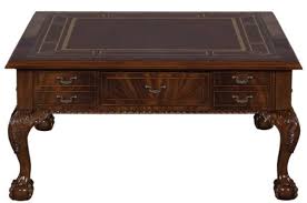 Each stool features a removable brown faux. Casa Padrino Luxury Baroque Living Room Table Dark Brown Brown 100 X 100 X H 49 Cm Coffee Table With 20 Drawers