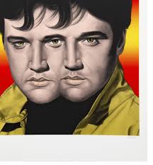 Sold at Auction: Ronald R. English, Ron English- Double Elvis Deluxe Edition